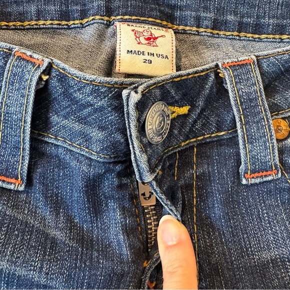 True Religion Skinny Distressed Denim Wmn’s Jeans Sz 29 - Picture 3 of 12